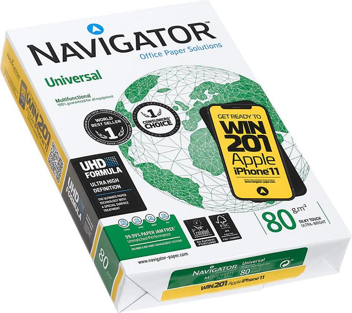 Immagine prodotto Navigator Universale (80 g/m², 2500 x, A4)