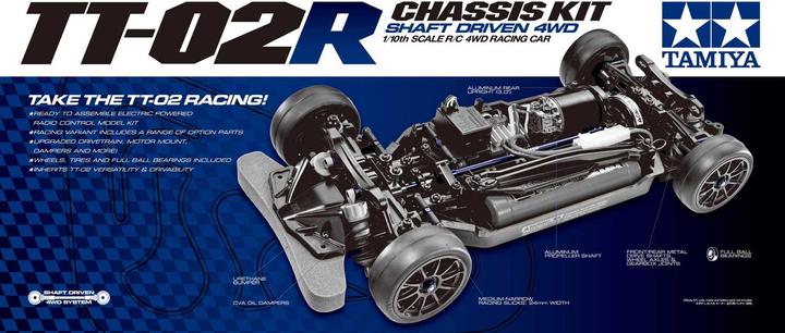 Actual product image Tamiya TT-02R Chassis (Kit)