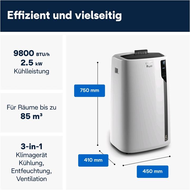 Produktbild De'Longhi Pinguino PAC EL92 (34 m², 9000 BTU/h)