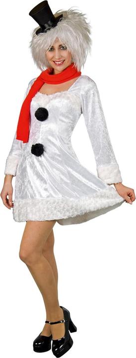 Image du produit Festartikel Müller Costume de femme des neiges : robe et écharpe (36, 37, 38)