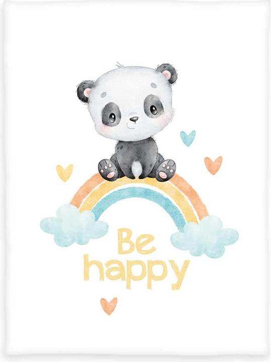 Actual product image Herding Cuddle Blanket Rainbow Panda 75 x 100 cm (75 x 100 cm)