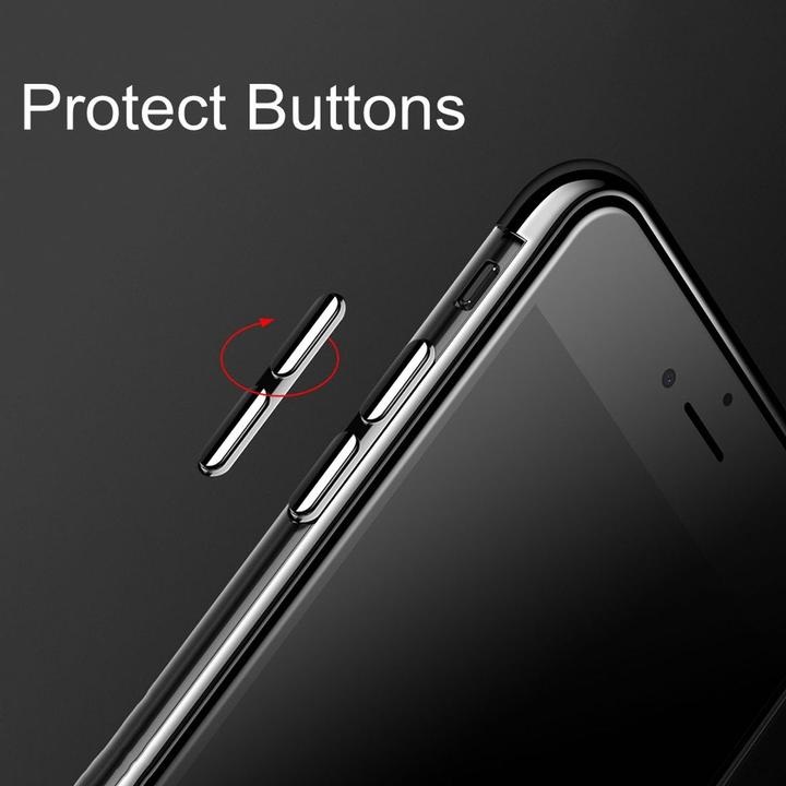 Produktbild König Design Apple iPhone 7 Plus Hülle Case Handy Cover Schutz Etui Schutzhülle Bumper Silber (Apple iPhone 7 Plus)
