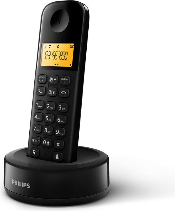 Immagine prodotto Philips Telefono senza fili D1601B/34 1,6 300 mAh GAP Nero