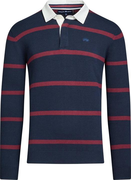 Actual product image Raging Bull Mens Knitted Rugby Shirt (XXL)
