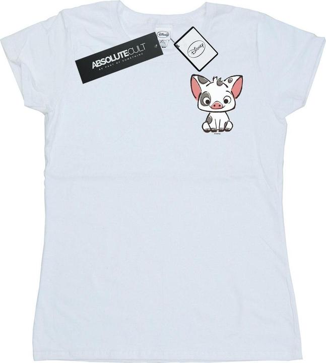 Immagine prodotto Disney Moana Pua The Pig Breast Print Maglietta Donna (XL)