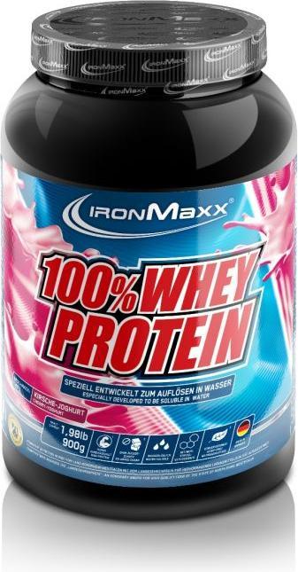 Immagine prodotto IronMaxx 100% Proteine del siero di latte (Yogurt, Ciliegio, 1 pz., 900 g)