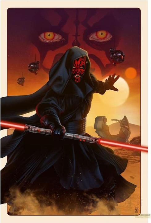 Actual product image Sideshow Star Wars Art Print Darth Maul: The Phantom Menace 41 x 61 cm - unframed