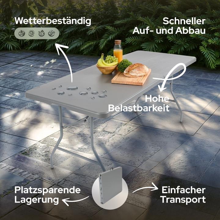 Immagine prodotto Arebos Gartentisch (74 cm)
