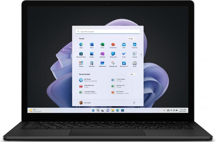 Image du produit Microsoft Surface Laptop 5 R1A-00030 Noir i5-1245U 8GB/256GB SSD 13" QHD Touch W11P (13.50", Intel Core i5-1245U, 8 Go, 256 Go, DE)