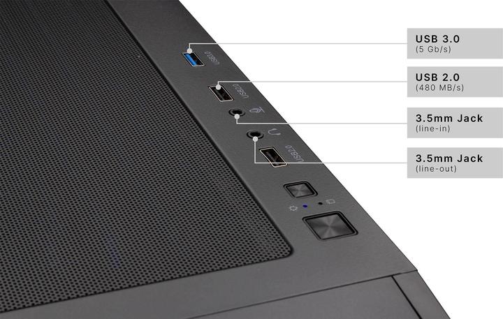 Image du produit Captiva R86-457 (AMD Ryzen 7 5700X, 32 Go, 1000 Go, GeForce RTX 4060)