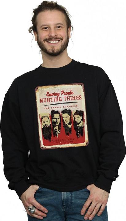 Actual product image Supernatural Mens Family Business Sign Sweatshirt (XXL)
