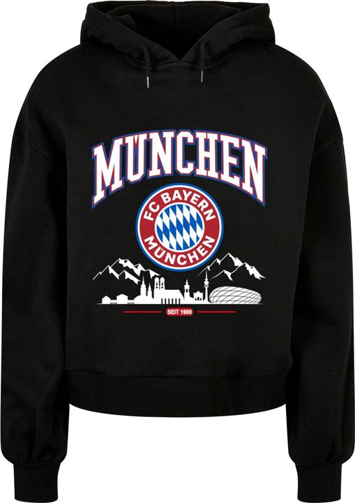 FC Bayern München Ladies FC Bayern Skyline for grey Organic Oversized Hoody - 115405