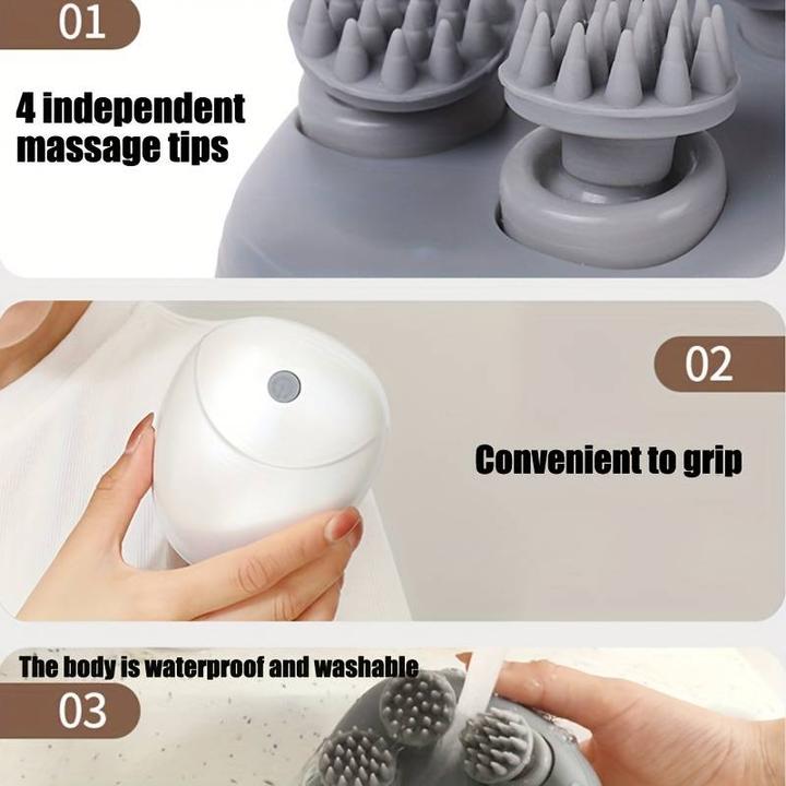 Produktbild PhoneLook Elektronisches kabelloses Kopf- & Körper Massage Gerät für massagen unterwegs