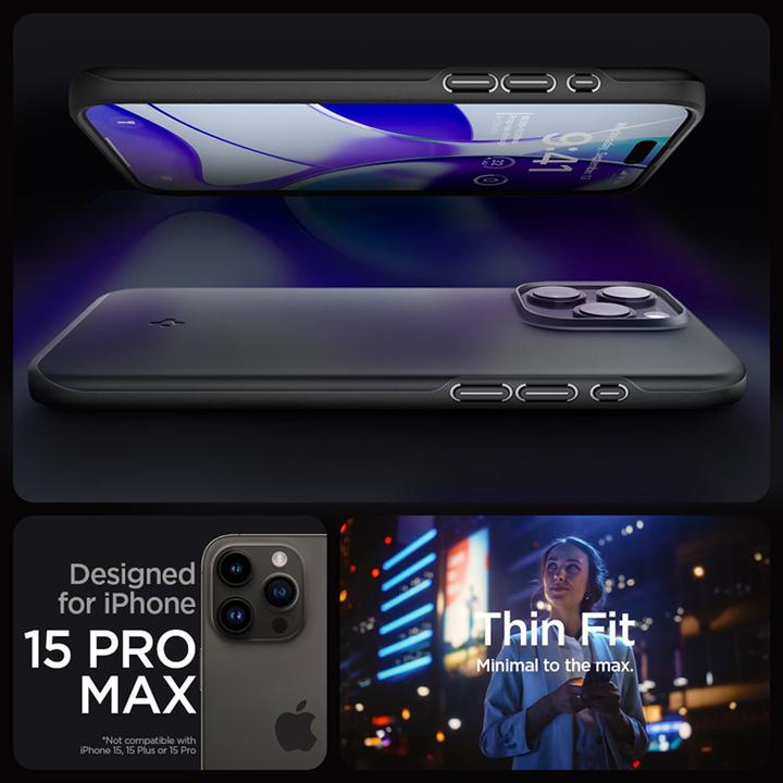 Actual product image Spigen Thin Fit (Apple iPhone 15 Pro Max)
