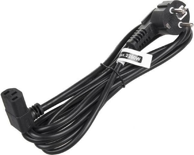 Produktbild Maclean Kabel zasilający Kabel zasilający, kątowy, 3 pin, wtyk EU,, MCTV-851 (1.50 m)