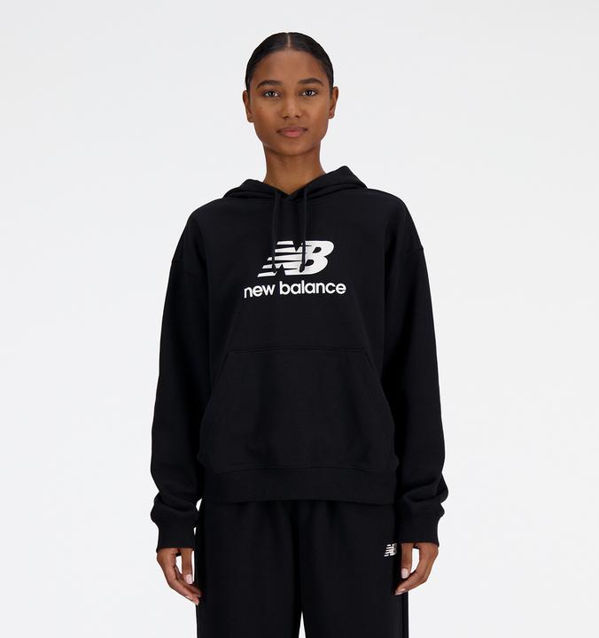Actual product image New Balance W French Terry Stacked Logo Hoodie (XL)