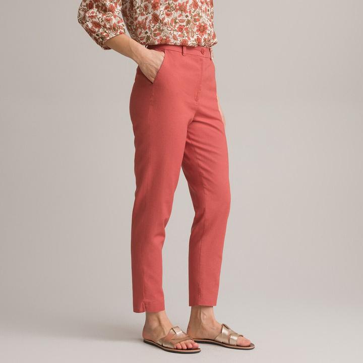 Actual product image Anne Weyburn 7/8 trousers in linen/cotton (48)