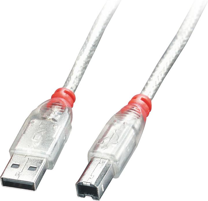 Produktbild Lindy USB 2.0 Kabel Typ A/B (0.50 m, USB 2.0)