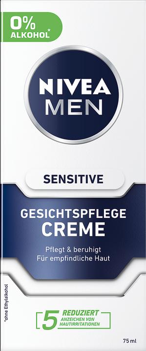 Immagine prodotto Nivea Men Per gli uomini sensibili (75 ml, Crema da giorno)