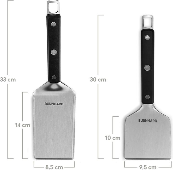 Produktbild Burnhard Grillspachtel und Grillschaber Set