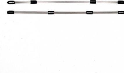 Actual product image Rimba Bondage Play Nipple Clamps Sticks - Two Pieces