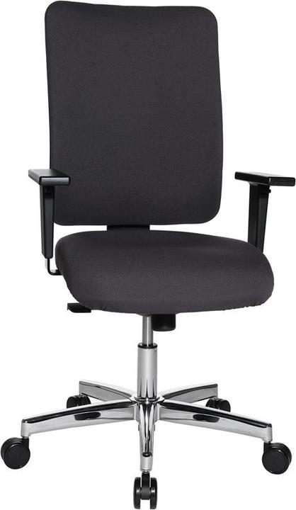 Topstar Ortho Sedis 65 desk chair anthracite with open backrest