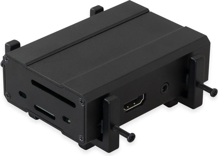 Actual product image Joy-it Mounting kit for top-hat rail mounting Black