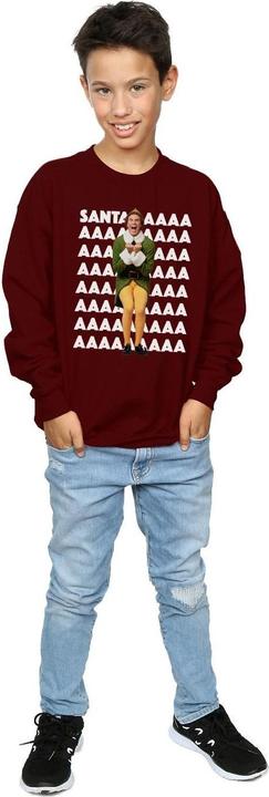 Actual product image Elf Boys Buddy Santa Scream Sweatshirt (152, 158)