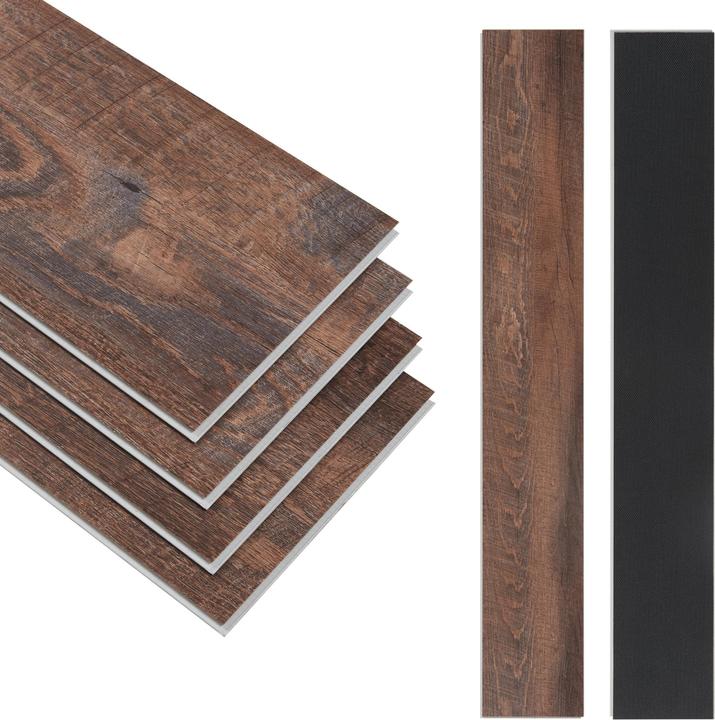 Produktbild neu.holz SPC Klickboden Okapirg 120 Dekordielen 26,352 m² Rustical Oak () (Vinylboden, 26.35 m²)