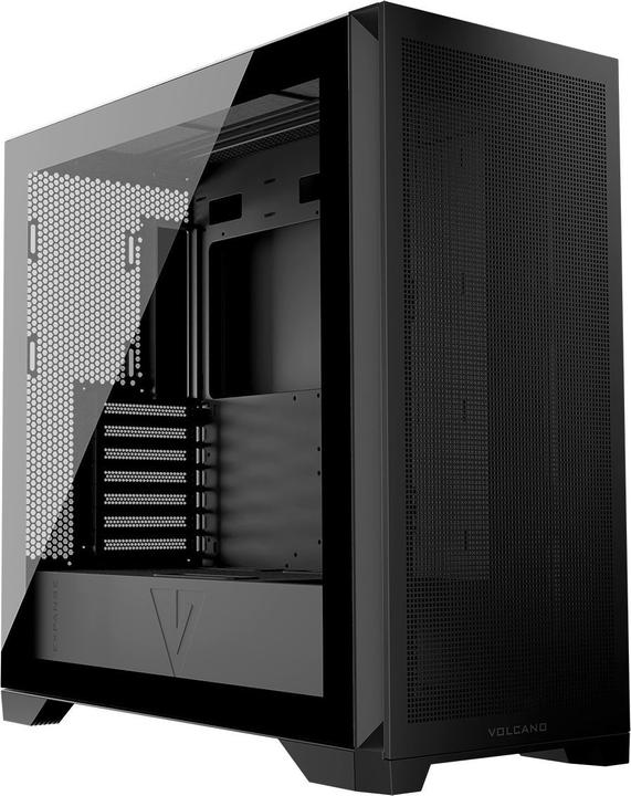 Actual product image Modecom Computer case VOLCANO EXPANSE S MIDI Black (Mini-ITX, mATX)