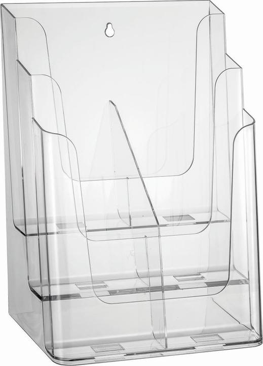 Produktbild Europel Tisch-Prospekthalter, DIN lang, 6 F„cher, glasklar (A4)