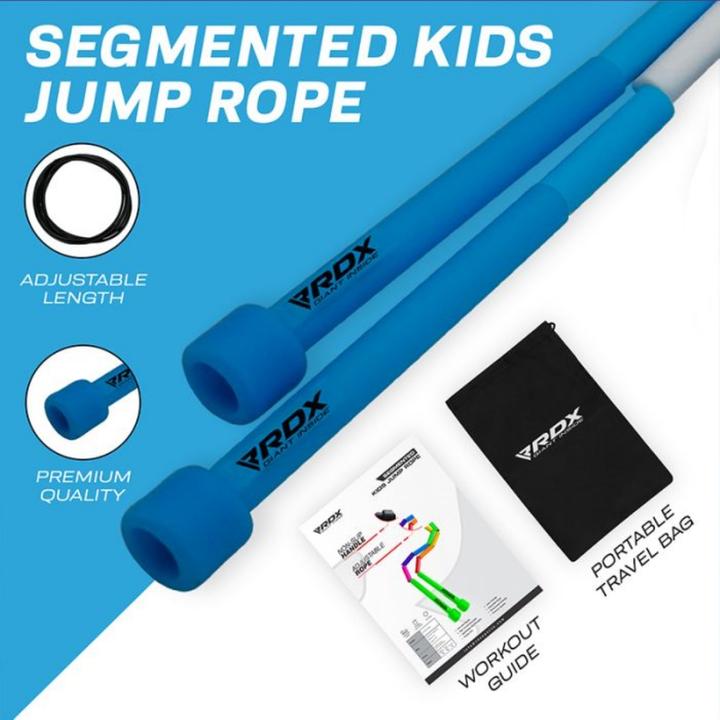 Immagine prodotto Rdx Br Geflochtenes Nylon-Springseil Für Kinder, 3 M, Verhedderungsfrei (304 cm)