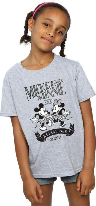Immagine prodotto Disney Mickey And Minnie Mouse Great Pair Maglietta Ragazze (140, 146)