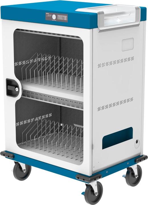 Actual product image Good Connections GC charging trolley for 32 devices, USB-C, 18W per port, PD 3.0, QC 3.0, white/blue (700 W)