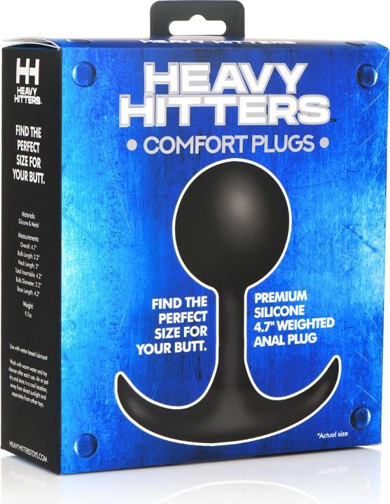 Actual product image Heavy Hitters Butt Plug /w Weight - Extra Large
