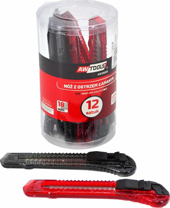 Actual product image Awtools NOŻYK DO TAPET TRANSP. 150x38x15mm / 12szt.