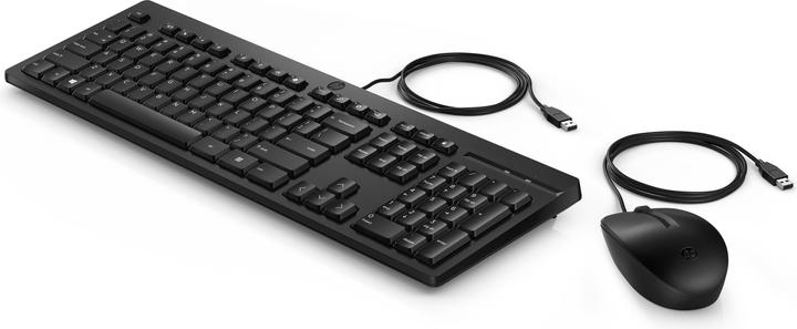 Produktbild HP 225 Wired Mouse and KB G2 DE (DE, Kabelgebunden)