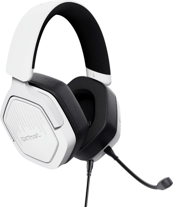 Image du produit Trust Gxt492w Casque Carus Blanc (Filaire)