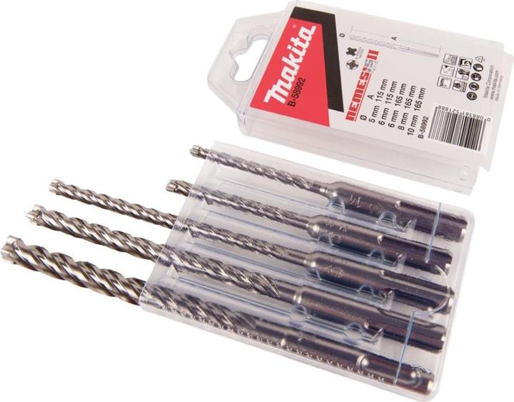 Image du produit Makita DHR 171 Z Marteau perforateur sans fil 18 V 1,2 J SDS plus Brushless + 5 pces. de forets - sans (Fonctionnement sur batterie)