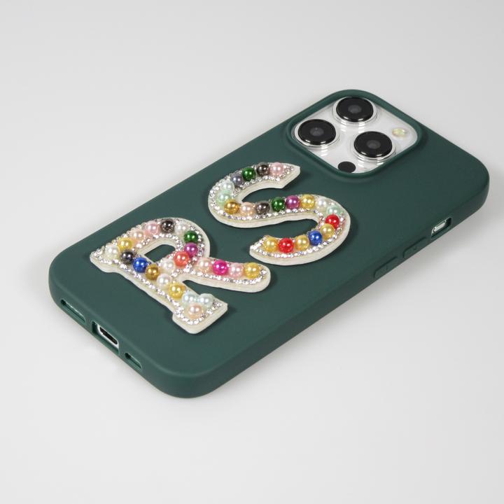 Produktbild PhoneLook Sticker Aufkleber für Handy/Tablet/Computer 3D Pearls Regenbogen Buchstabe R