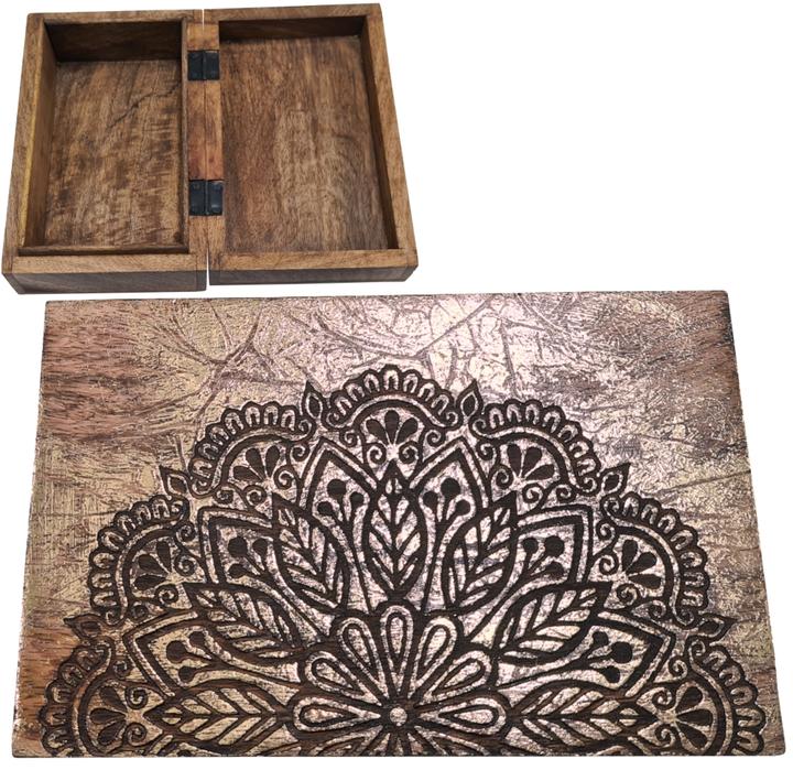 Actual product image Berk Mandala" wooden box