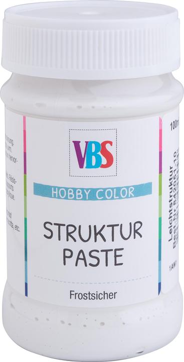 Image du produit VBS Pâte à structurer acrylique "structure légère (Blanc, 100 ml)