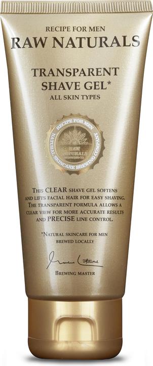 Produktbild Raw Naturals Transparant Shaving Gel (100 ml, Rasiergel)