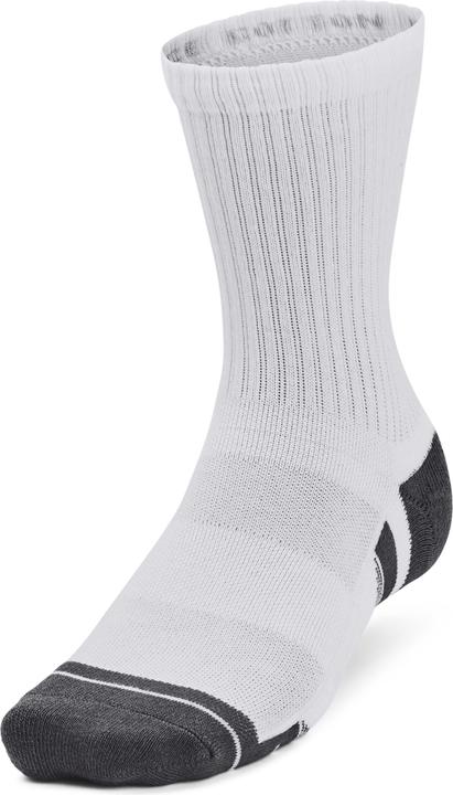 Actual product image Christina Aguilera Under Armour Performance Cotton Mid-Crew Socks White (3x) (36, 42)