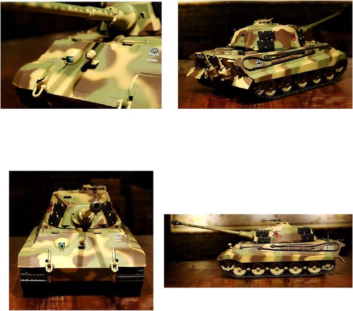 Image du produit Es-toys Heng Long, réservoir RC, King Tiger (RTR Prêt à fonctionner)