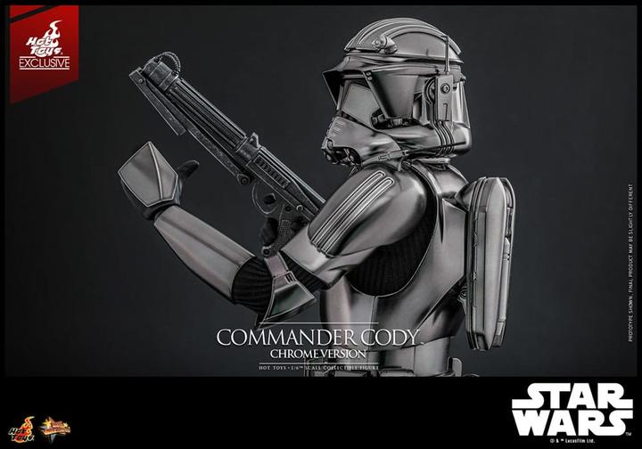Image du produit Hot Toys Star Wars Movie Masterpiece Figurine 1/6 Commander Cody (Chrome Version) Exclusive 30 cm