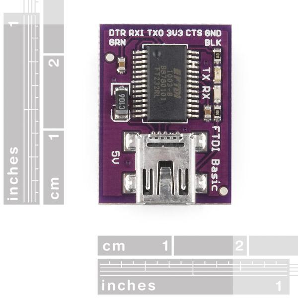 Actual product image LilyPad FTDI Basic Breakout 5V (Various)