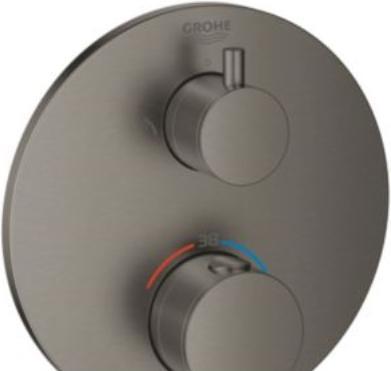 Actual product image Grohe Thermostatic shower mixer ATRIO with 2-W diverter ha graph bü