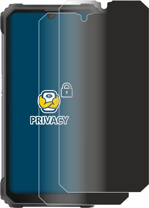 Productafbeelding BROTECT Anti-spionnetje privacyfolie Beschermfolie tegen blauw licht (2 Stuk, Blackview BV8800)