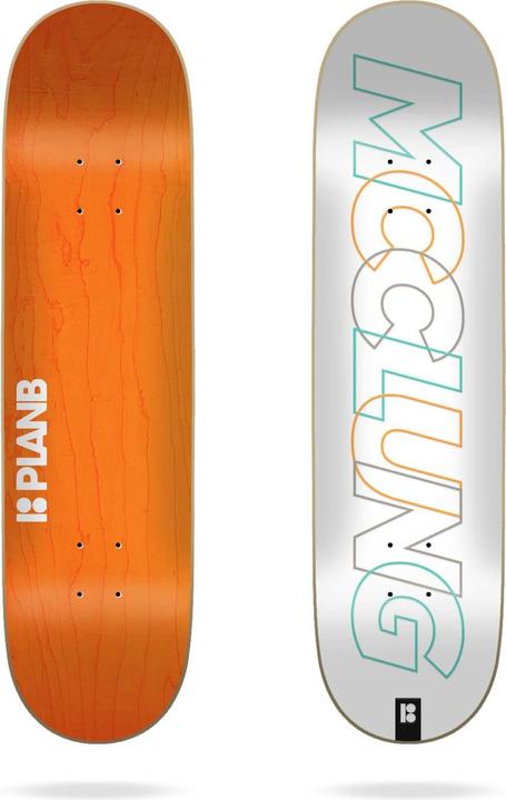 Image du produit Flip Skateboard Deck - Plan B Overlaps McClung 8.25″ (8.25")
